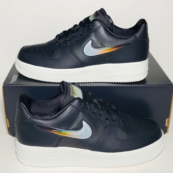 nike air force 1 jelly jewel black